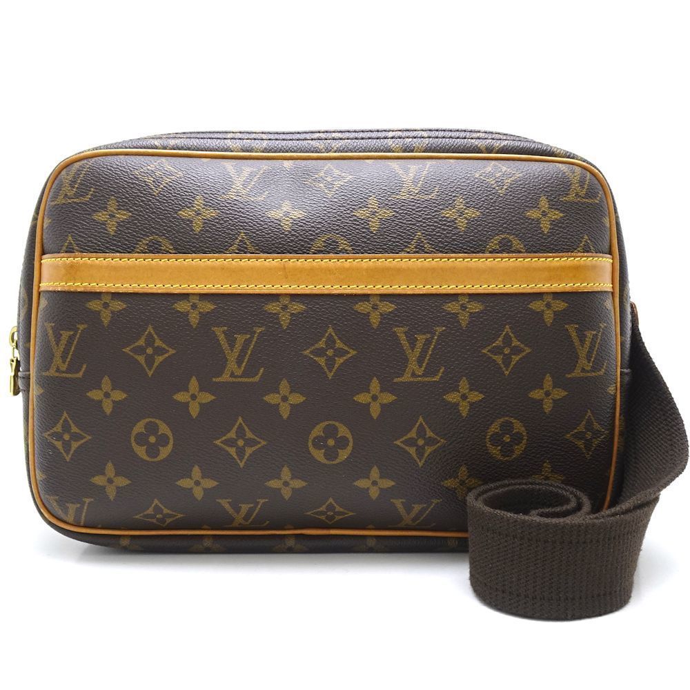 Louis Vuitton Monogram Reporter PM Brown Shoulder Bag